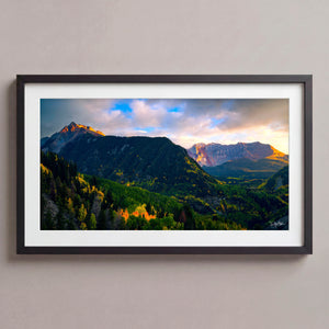 Early Fall In The Rockies Midnight Black