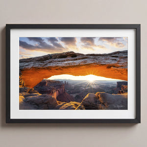 Mesa Arch Sunrise Midnight Black