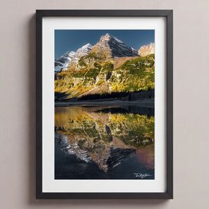 Reflected Peaks Midnight Black