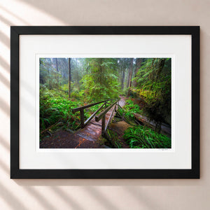 Enchanted Passage Framed Midnight Black - (1 1 4" Frame Width | 3" Mat)