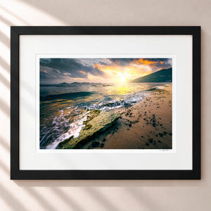 A Peaceful Setting Framed Midnight Black - (1 1 4" Frame Width | 3" Mat)