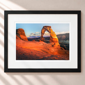 It's Delicate Framed Midnight Black - (1 1 4" Frame Width | 3" Mat)