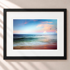 Gulf Shores Framed Midnight Black - (1 1 4" Frame Width | 3" Mat)