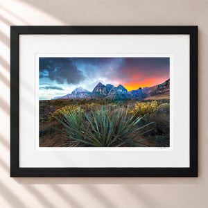 Lasting Embers Framed Midnight Black - (1 1 4" Frame Width | 3" Mat)
