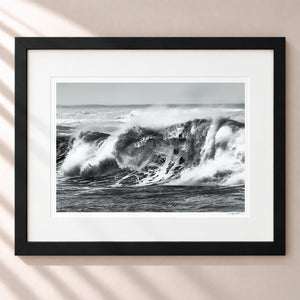 Power In Motion Framed Midnight Black - (1 1 4" Frame Width | 3" Mat)