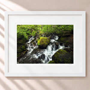 A Beautiful Mess Framed Arctic White - (1 1 4" Frame Width | 3" Mat)
