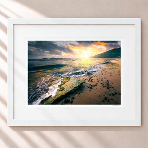 A Peaceful Setting Framed Arctic White - (1 1 4" Frame Width | 3" Mat)