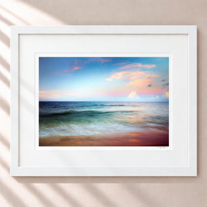 Gulf Shores Framed Arctic White - (1 1 4" Frame Width | 3" Mat)