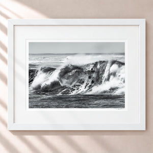 Power In Motion Framed Arctic White - (1 1 4" Frame Width | 3" Mat)