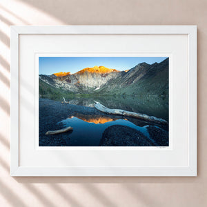 Still Reflections Framed Arctic White - (1 1 4" Frame Width | 3" Mat)