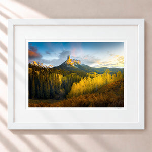 Triumphant Nights Framed Arctic White - (1 1 4" Frame Width | 3" Mat)