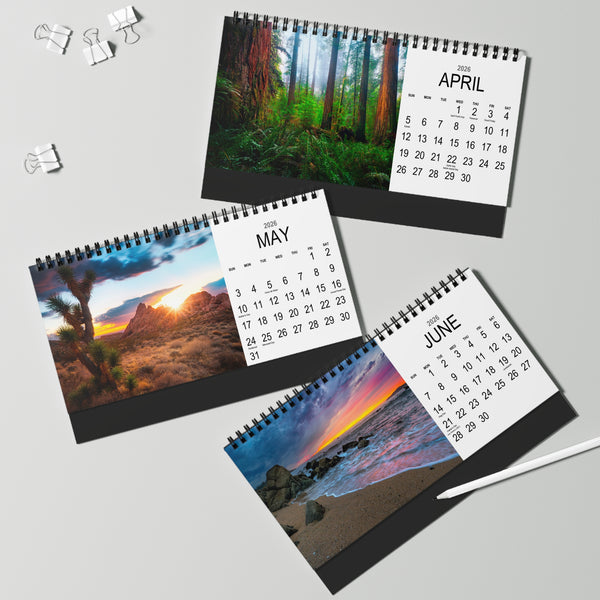 2026 Nature Photography Desktop Calendar