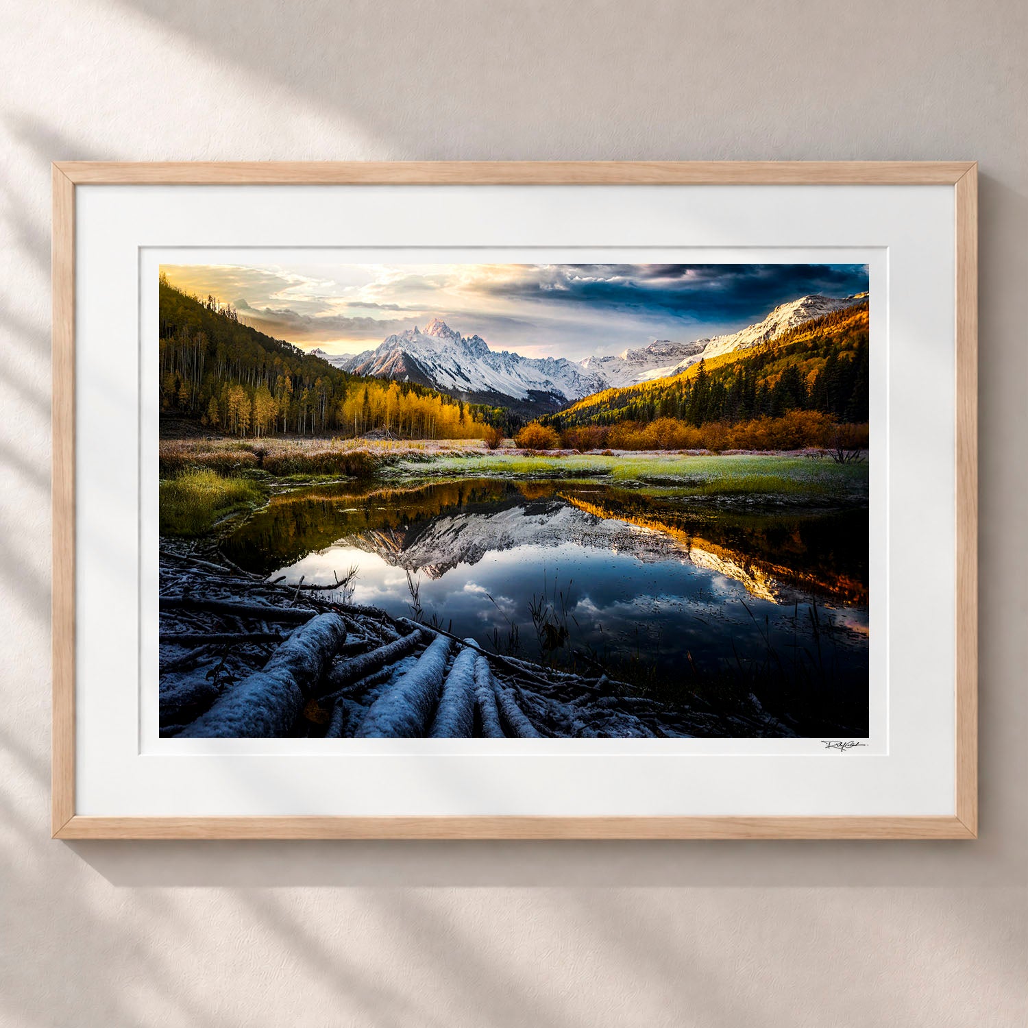 Break of Dawn - First Time Collector Sunlit Maple Frame
