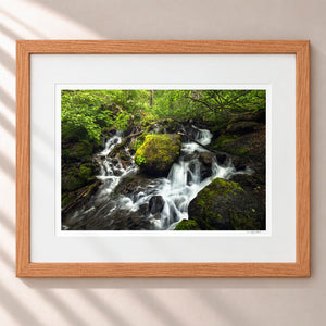 A Beautiful Mess Framed Nordic Oak - (1 1 4" Frame Width | 3" Mat)