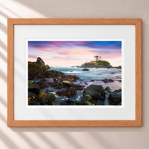 A Guiding Light Framed Nordic Oak - (1 1 4" Frame Width | 3" Mat)
