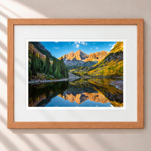 Autumn Dreams Framed Nordic Oak - (1 1 4" Frame Width | 3" Mat)