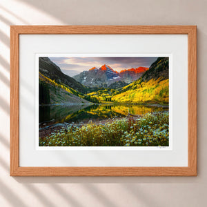 Beneath The Bells Framed Nordic Oak - (1 1 4" Frame Width | 3" Mat)