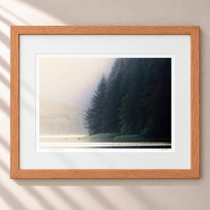 Mist and Shadow Framed Nordic Oak - (1 1 4" Frame Width | 3" Mat)