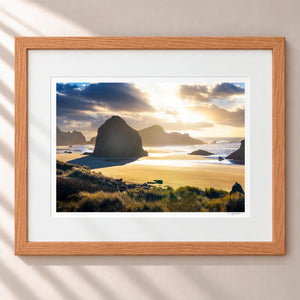 Rocky Shores Framed Nordic Oak - (1 1 4" Frame Width | 3" Mat)