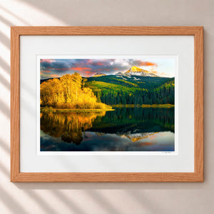 Seasons Reflected Framed Nordic Oak - (1 1 4" Frame Width | 3" Mat)