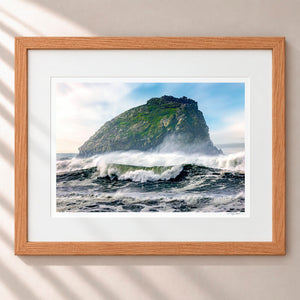 Standing Firm Framed Nordic Oak - (1 1 4" Frame Width | 3" Mat)