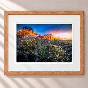 Winter Is Coming Framed Nordic Oak - (1 1 4" Frame Width | 3" Mat)