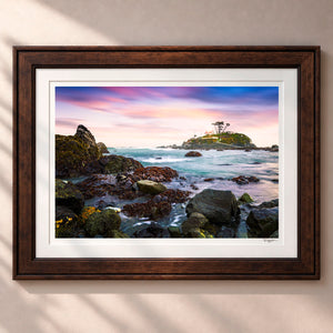 A Guiding Light Framed Heritage Brown - (2 9 16" Frame Width | 2" Mat)