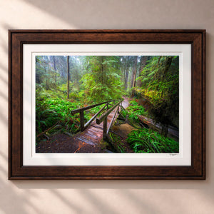 Enchanted Passage Framed Heritage Brown - (2 9 16" Frame Width | 2" Mat)