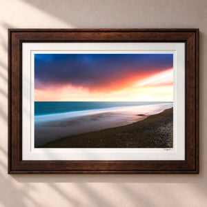 Atlantic Awakening Framed Heritage Brown - (2 9 16" Frame Width | 2" Mat)