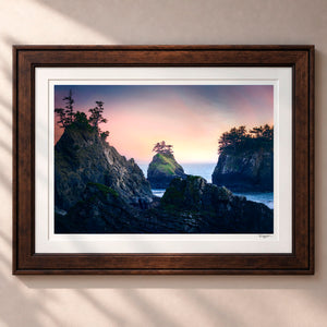 Earth and Sea Framed Heritage Brown - (2 9 16" Frame Width | 2" Mat)
