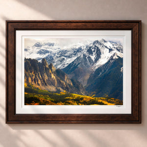 Clash of Seasons Framed Heritage Brown - (2 9 16" Frame Width | 2" Mat)