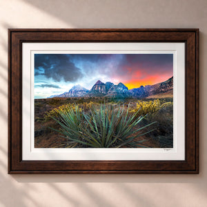 Lasting Embers Framed Heritage Brown - (2 9 16" Frame Width | 2" Mat)