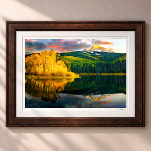 Seasons Reflected Framed Heritage Brown - (2 9 16" Frame Width | 2" Mat)