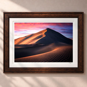 The Spice Fields Framed Heritage Brown - (2 9 16" Frame Width | 2" Mat)