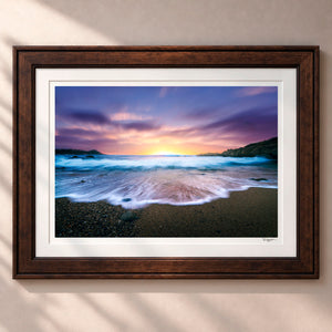 Twilight Tides Framed Heritage Brown - (2 9 16" Frame Width | 2" Mat)