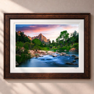 Watchman Spring Framed Heritage Brown - (2 9 16" Frame Width | 2" Mat)