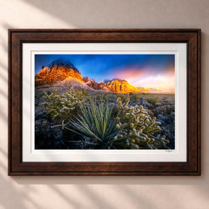 Winter Is Coming Framed Heritage Brown - (2 9 16" Frame Width | 2" Mat)