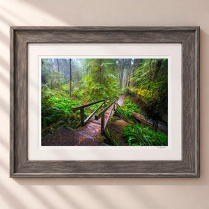 Enchanted Passage Framed Rustic Gray - (2 7 8" Frame Width | 2" Mat)