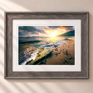 A Peaceful Setting Framed Rustic Gray - (2 7 8" Frame Width | 2" Mat)