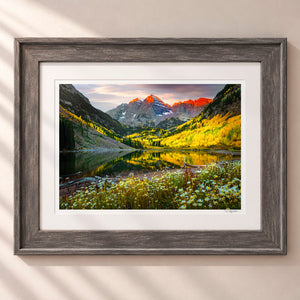 Beneath The Bells Framed Rustic Gray - (2 7 8" Frame Width | 2" Mat)