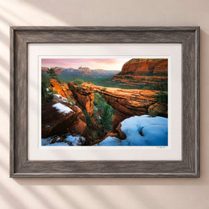 Desert Dawn Framed Rustic Gray - (2 7 8" Frame Width | 2" Mat)