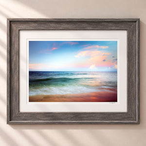 Gulf Shores Framed Rustic Gray - (2 7 8" Frame Width | 2" Mat)