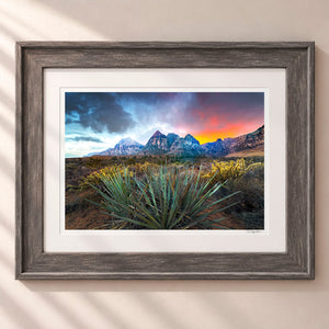 Lasting Embers Framed Rustic Gray - (2 7 8" Frame Width | 2" Mat)