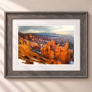 Morning Light At Bryce Framed Rustic Gray - (2 7 8" Frame Width | 2" Mat)