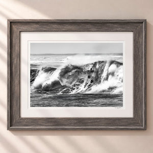 Power In Motion Framed Rustic Gray - (2 7 8" Frame Width | 2" Mat)