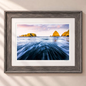 Stacks Framed Rustic Gray - (2 7 8" Frame Width | 2" Mat)