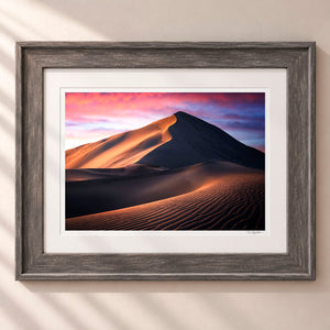 The Spice Fields Framed Rustic Gray - (2 7 8" Frame Width | 2" Mat)