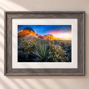 Winter Is Coming Framed Rustic Gray - (2 7 8" Frame Width | 2" Mat)