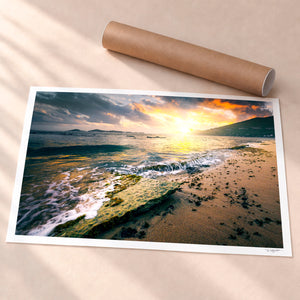A Peaceful Setting Unframed Fine Art Paper - Unframed
