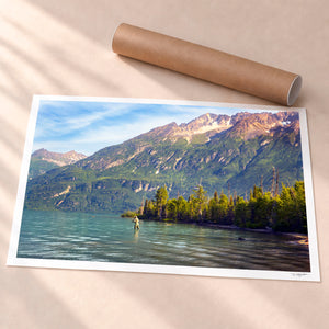 Gone Fishing Unframed Fine Art Paper - Unframed